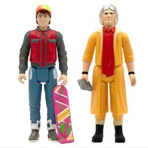 NEW Super 7 Back to the Future 2 Future Marty & Future Doc Figures